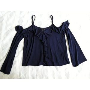 Adjustable Cold Should Long Sleeve Top